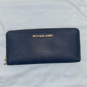 Michael Kors Wallet Navy
